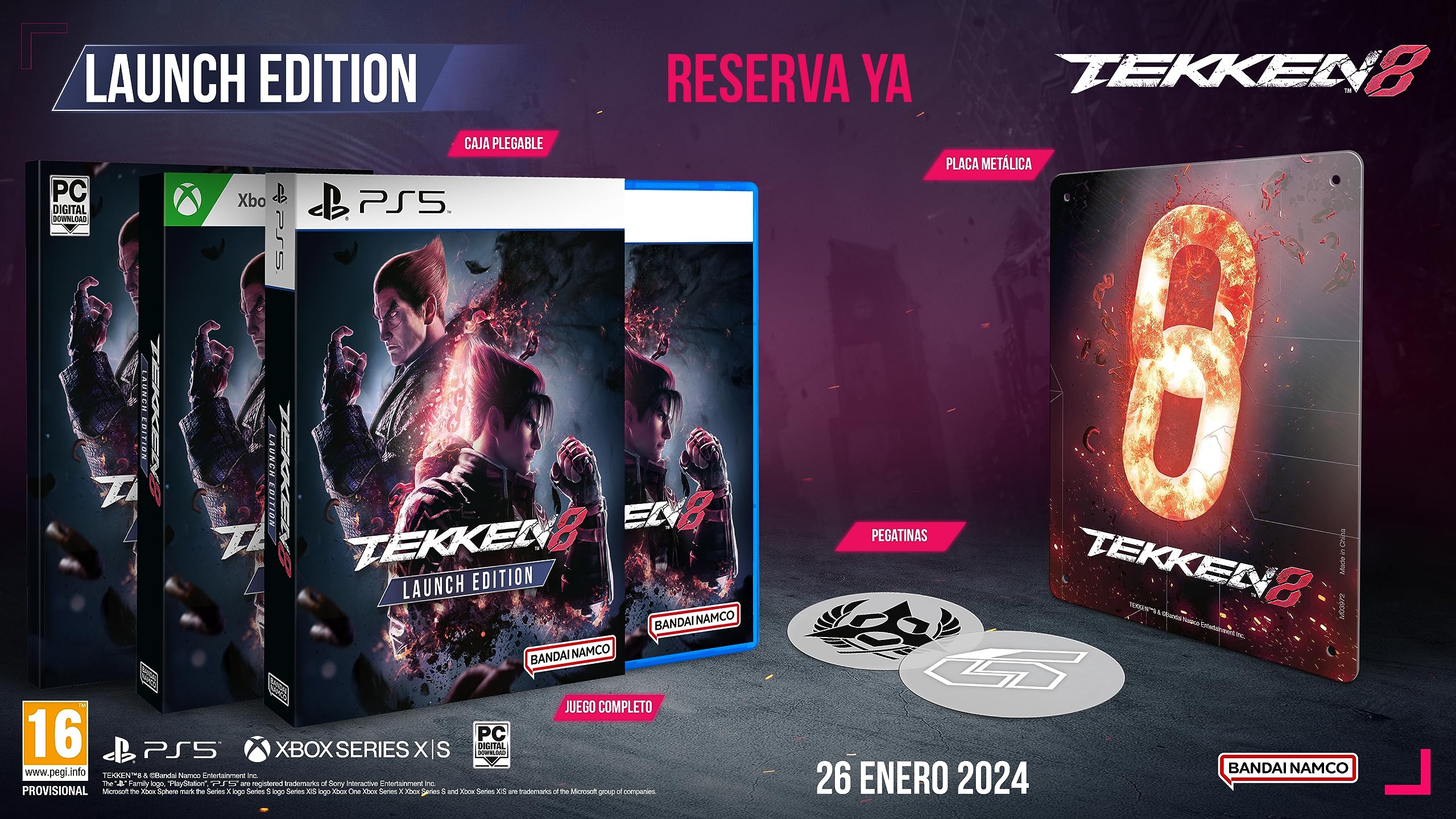 Tekken 8 XBOX - SERIES X PAL ESP - Nuevo Tekken 8 XBOX - SERIES X PAL ESP - Nuevo